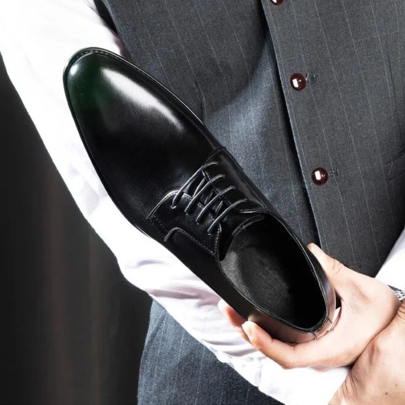 Alvaro Genuine Leather Dress Shoes - Image 4