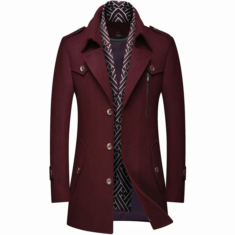 Florence Wool Trench Coat - Image 6