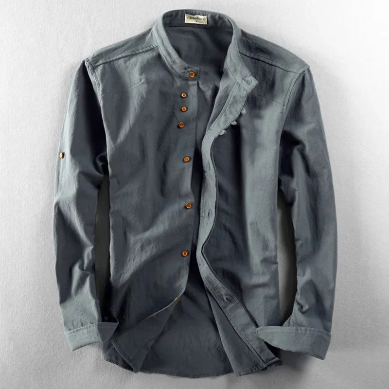 Hokkaido Japanese Linen Shirt - Image 5