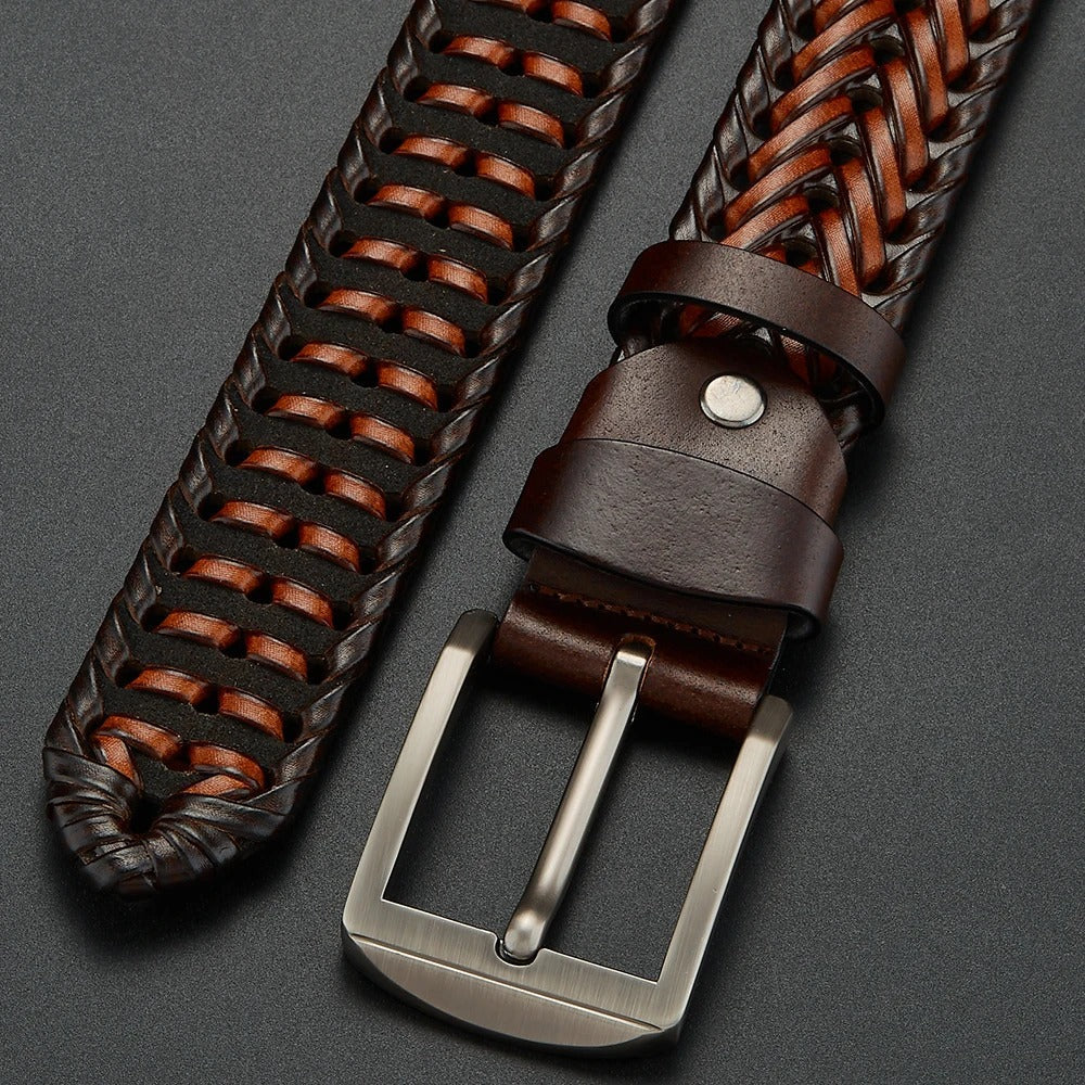 Lourdes Cowhide Leather Belt - Image 2