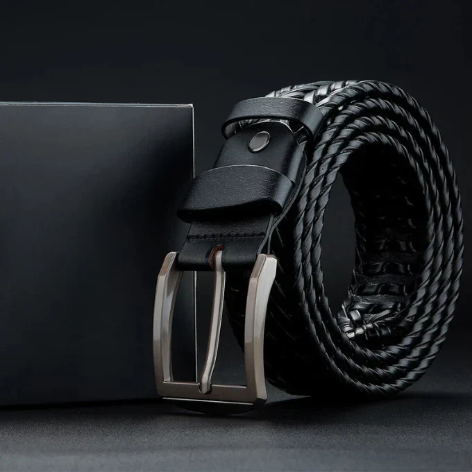 Lourdes Cowhide Leather Belt - Image 3