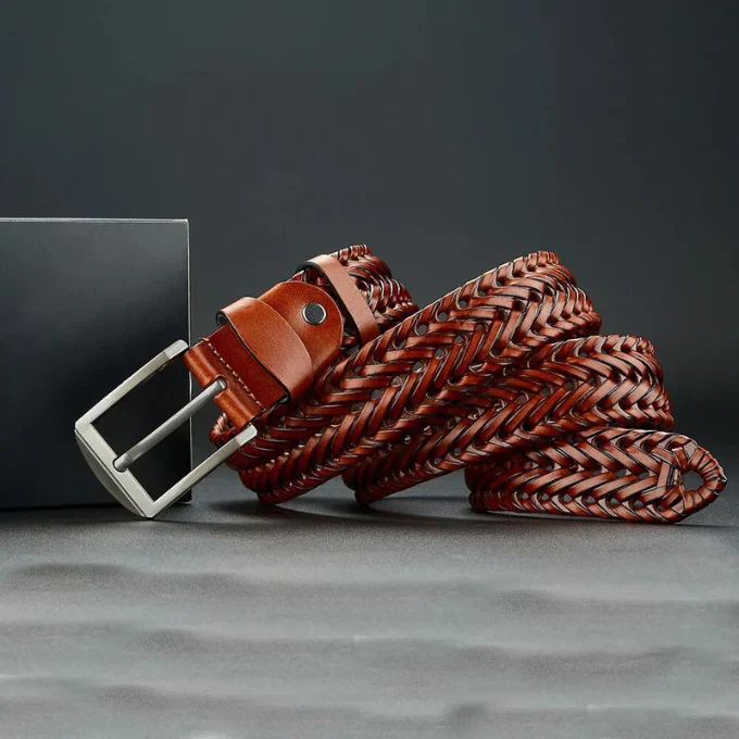 Lourdes Cowhide Leather Belt - Image 6