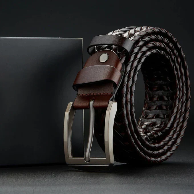 Lourdes Cowhide Leather Belt - Image 7
