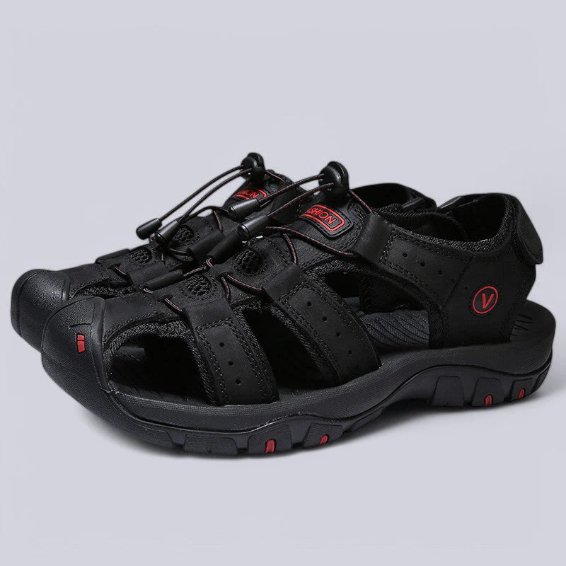 Luciano Leather Fisherman Sandals - Image 4