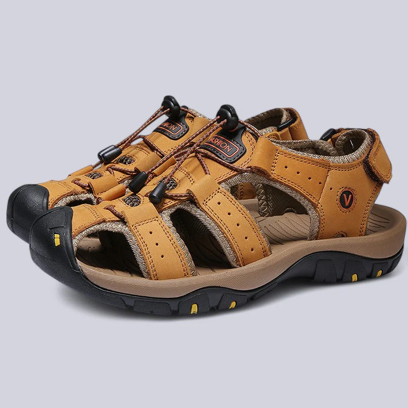 Luciano Leather Fisherman Sandals - Image 5