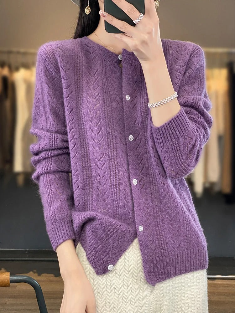 Marentia Wool Cardigan - Image 4