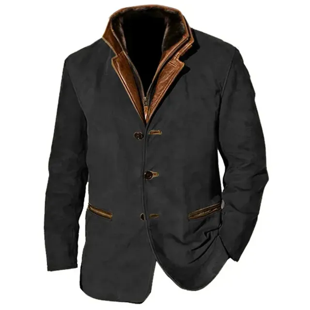Men’s Palermo Leather Button-Up Jacket - Image 5