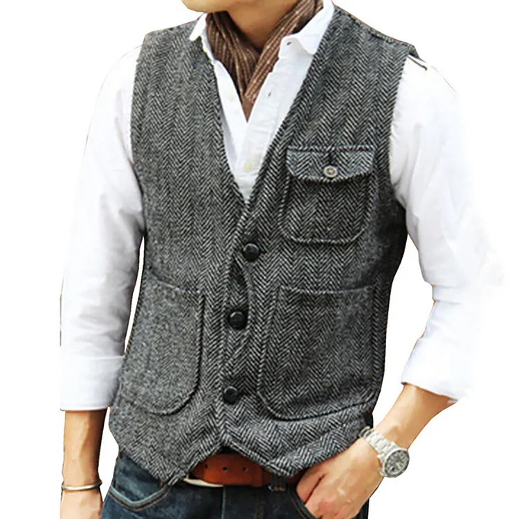 Palermo Cotton Waistcoat - Image 3