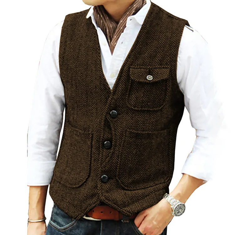 Palermo Cotton Waistcoat - Image 6