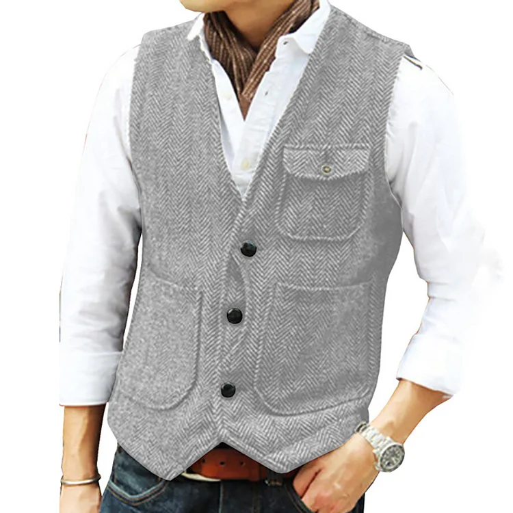Palermo Cotton Waistcoat - Image 8