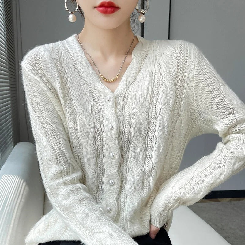 Serena Wool Cardigan - Image 4
