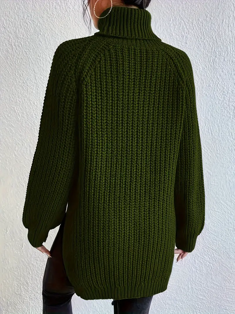 Solenn Cotton Turtleneck Sweater - Image 6