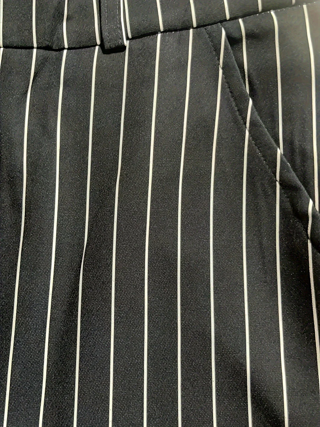 Striped Casual Trousers with Pockets - Image 5